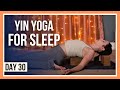 15 min Yin Yoga Stretches – Day #30 (RELAXING YOGA BEFORE BEDTIME)