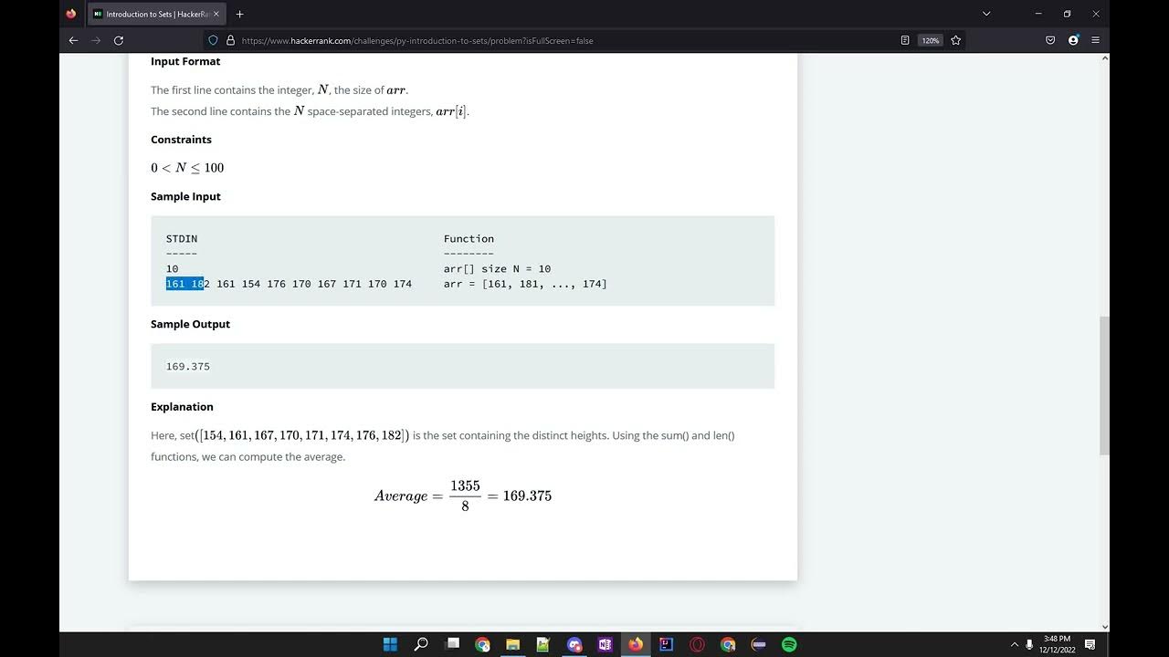 HackerRank Python Problem