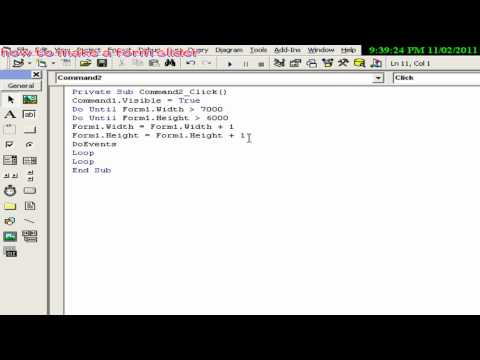 Visual basic 6.0  form slider