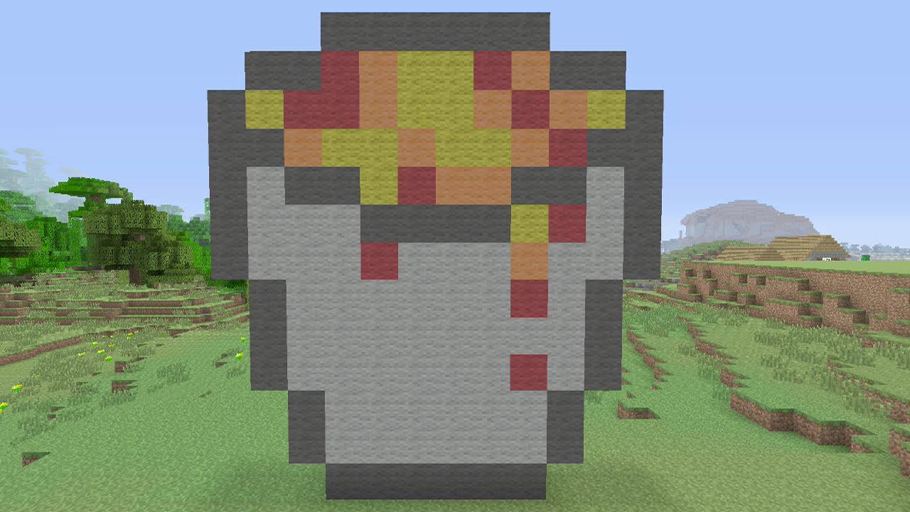 Download Minecraft Tutorials - Lava Bucket Pixel Art