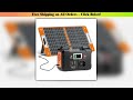FF Flashfish E200 200W Portable Power Station 151Wh Solar Generator with 60W Foldable Solar Panel