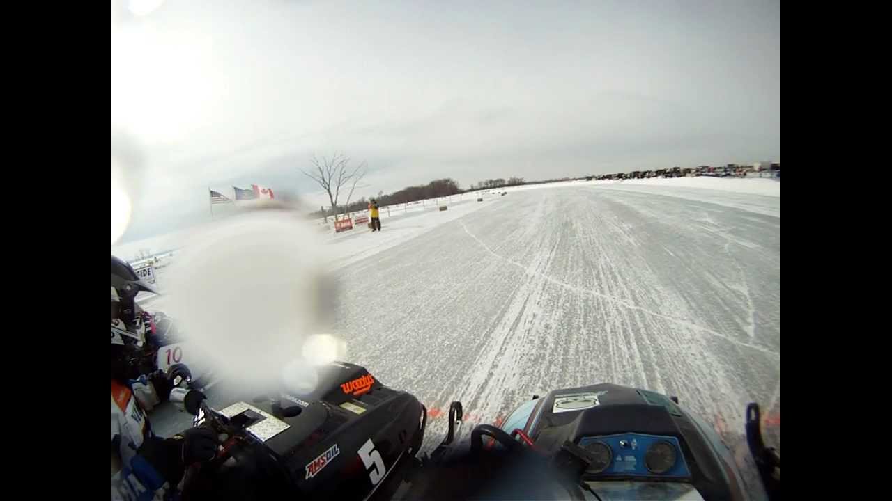 Devils Lake Ice Oval Racing feb 19, 2012.MP4 - YouTube