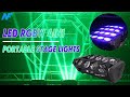 Spider moving head light led rgbw 4in1 portable stage lights strobe party beam sound activated