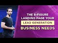 La page de destination  8 chiffres dont votre entreprise de gnration de leads a besoin