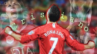 Young Cristiano Ronaldo Edit🔥| Rapture-Interworld| Manchester United Skills| Badass edit🥵🙌🏻