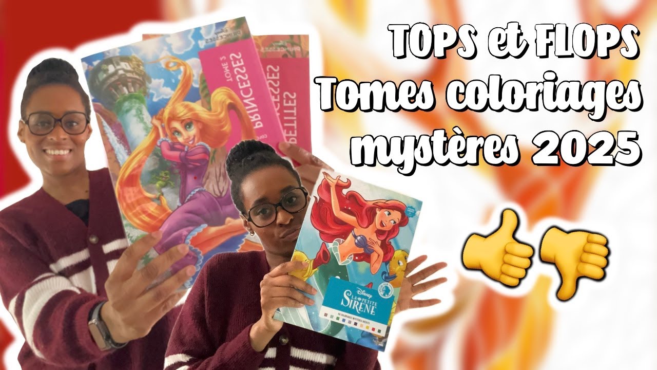 TOPS et FLOPS des tomes de coloriages mystères sorties en 2025. [De belles surprises 😳]