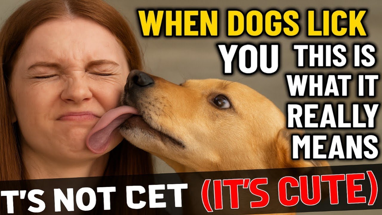 When Dogs Lick You, This Is What It Really Means (It's NOT What You
