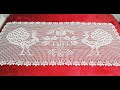 #61 Camino de Mesa “Duo de Pavoreales “ PARTE 6/6 #tejidos #crochet#lace