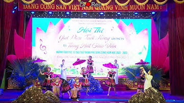 TRƯỜNG TH LƯƠNG CHÂU THAM GIA HỘI THI GIAI ĐIỆU TUỔI HỒNG & TIẾNG HÁT GIÁO VIÊN  SÔNG CÔNG NĂM 2022