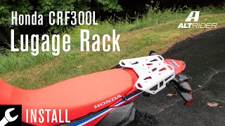 CRF300L / Rally Luggage Rack Install by AltRider screenshot 4
