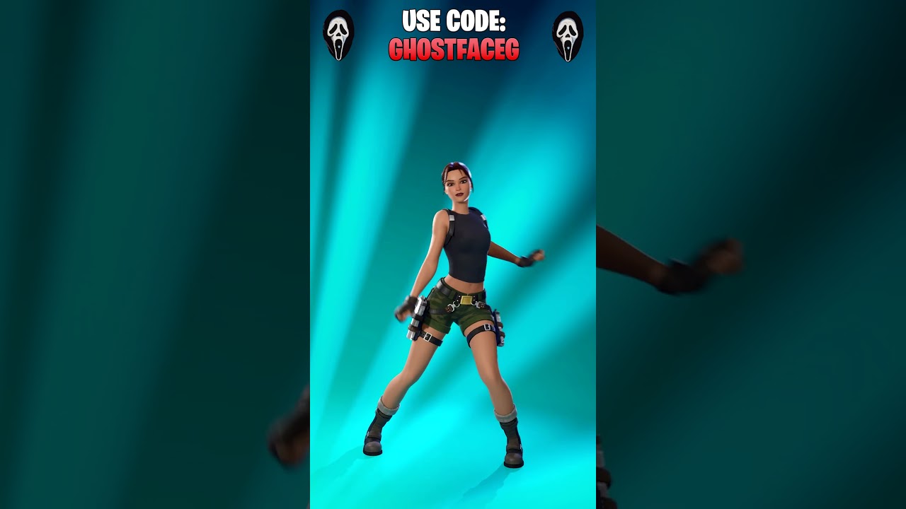 Lara Croft - Like JENNIE - Fortnite Emote 