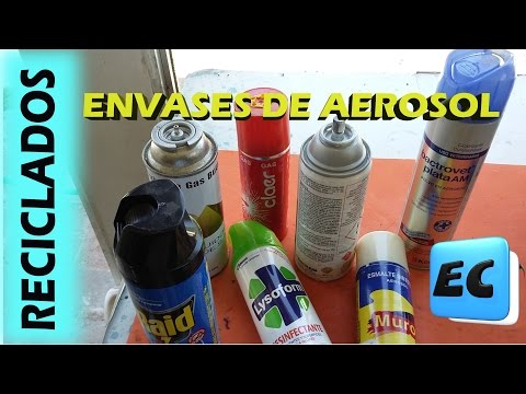 3 trucos con aerosoles Reciclado