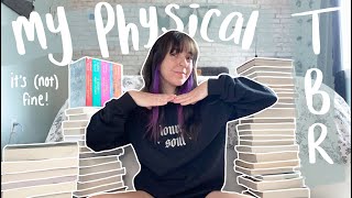 my ENTIRE physical tbr 📚