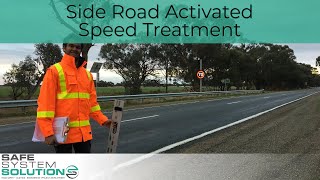 Side Road Activated Speed Treatments