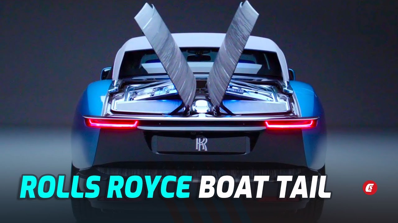 one-off rolls-royce boat tail coupé sets new voyage of hand