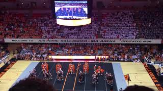 Oklahoma State Cheer Homecoming and Hoops 2017