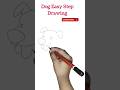"3Step Me Dog Ka Art Bnaye!"😱 (TRENDING 2026) #drawing #shortsfeed #art