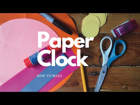 ვიდეო: როგორ გავაკეთოთ ქაღალდის საათი