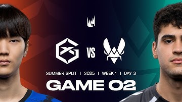GX v VIT | 2025 LEC Summer | Week 1 Day 3 | GIANTX vs. Team Vitality Game 2