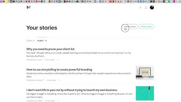 Importing your articles into Medium