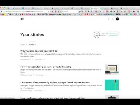 Importing your articles into Medium