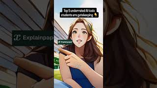 Top 5 underrated AI tools students are gatekeeping 👇#aivideo #ai #study #tips #exam
