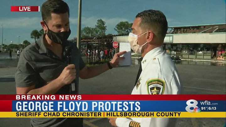 Hillsborough County Sheriff Chad Chronister speaks...