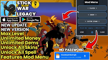 NEW UPDATE‼️ STICK WAR LEGACY MOD APK V2025.1.165 | MEGA MOD MENU AND UNLOCK ALL |