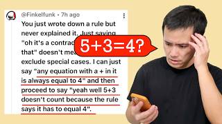 You just wrote down a rule but never explained it... Just saying "oh it's a contradiction..."