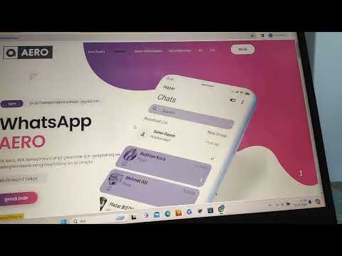 AERO WHATSAPP NASIL İNDİRİLİR - HIZLI ANLATIM