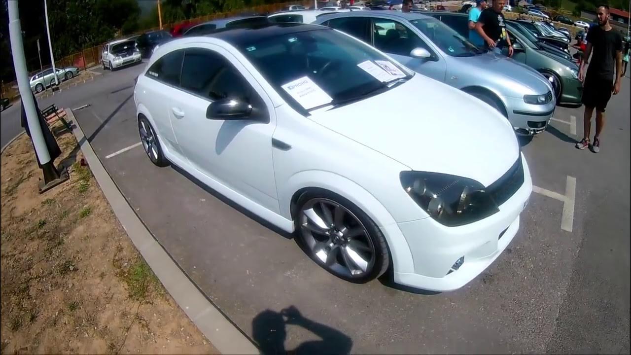 Опель Астра h GTC купе белый