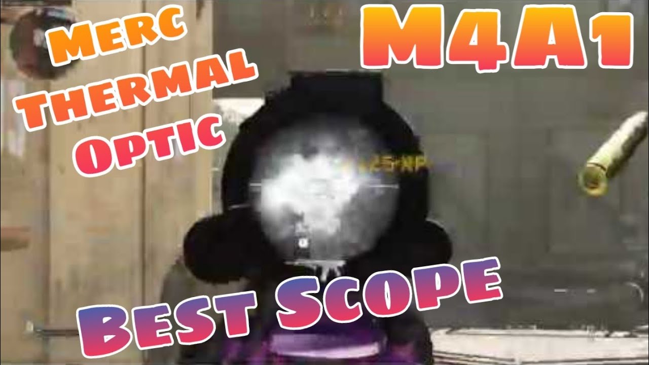 "Merc Thermal Optic" The Best Scope on "M4A1" Weapon Call of Duty