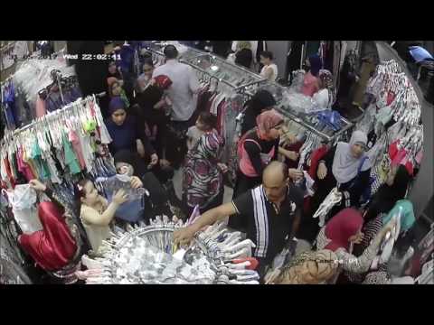 خفه يد حراميه بمحل ملابس بدمنهور