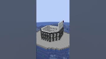 Part 3. I built a skyscraper in minecraft. #short #shorts #minecraft #minecraftshorts #skyscraper