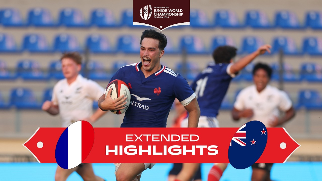 A nail-biter of a game đŹ | France v New Zealand | Junior World Championship | Extended Highlights