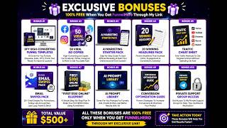 Get FunnelHero AI + 65 FREE Bonuses Worth Over $1,000 🎁