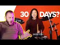 LEARN DRUMS IN 30 DAYS! My Reaction