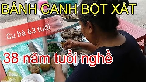 Cụ bà 63 tuổi bán BÁNH CANH bột xắt cực ngon ở miền tây - Vi Vu Miền Tây