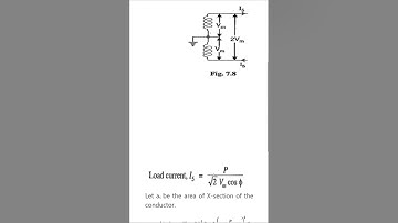 Comparison of Cost of  conductors || Single phase 2-wire system with mid-point earthed @pbeee2417