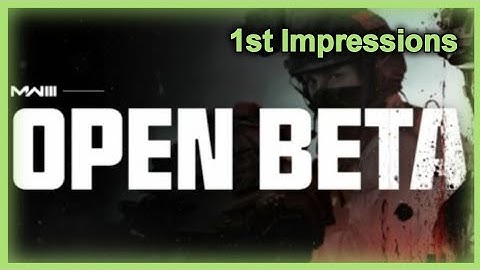 Mw3 Beta First Impressions from a Casual Gamer
