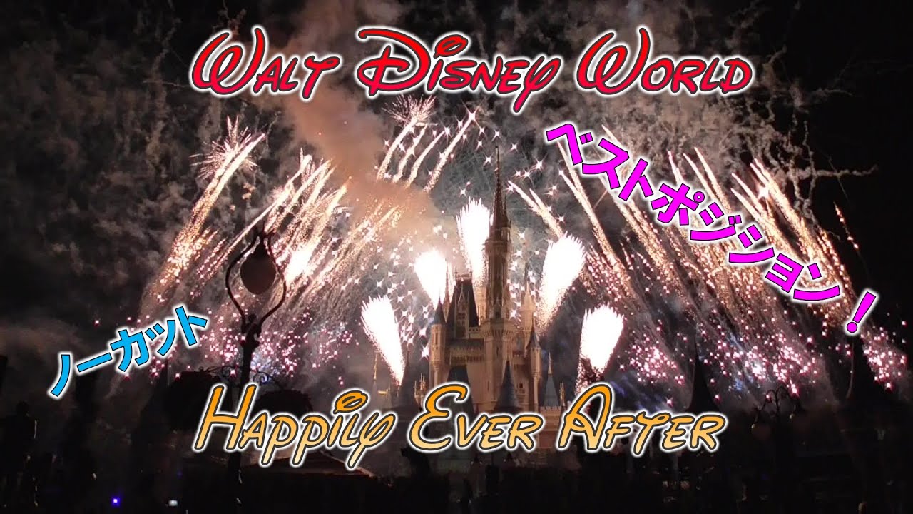 ディズニー ハツピー エバー アフター WDW旅行記】マジックキングダムのHappily Ever Afterとは