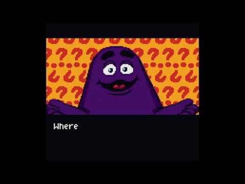 Grimace's Birthday (GBC, 2023) - new McDonald's Game! - entire playthrough!