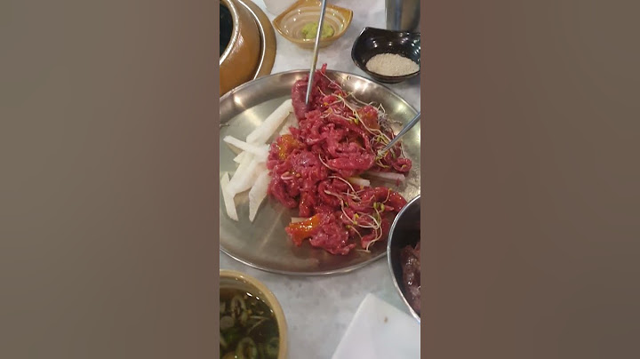 육회 비비기#shorts