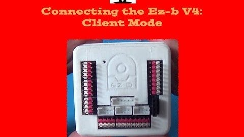 Connecting to the EZ-B V4: Client Mode