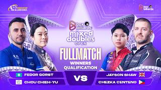 Chou Chieh-Yu/Fedor Gorst VS Chezka Centeno/Jayson Shaw |WQ| 2026 Box Billiards Mixed Doubles Open screenshot 1