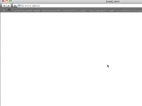 JS 4 U 15: Breaking from a Loop