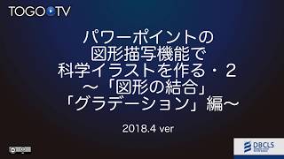 パワーポイントの図形描画機能で科学イラストを作る 2 図形の結合 グラデーション 編 Togotv パワーポイントの図形描画機能で科学イラストを作る 2 図形の結合 グラデーション 編 Togotv