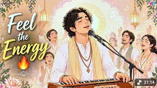 Feel The Energy 🔥 | Radha Krishna High Energy Kirtan 2026 | Nonstop Vrindavan Bhajan Mashup | Temple