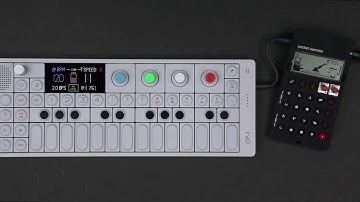 OP-1 tempo + sync settings