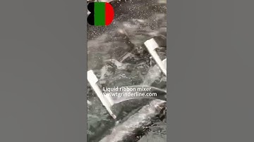 WANTONG factory ribbon mixer/ ribbon blender work video